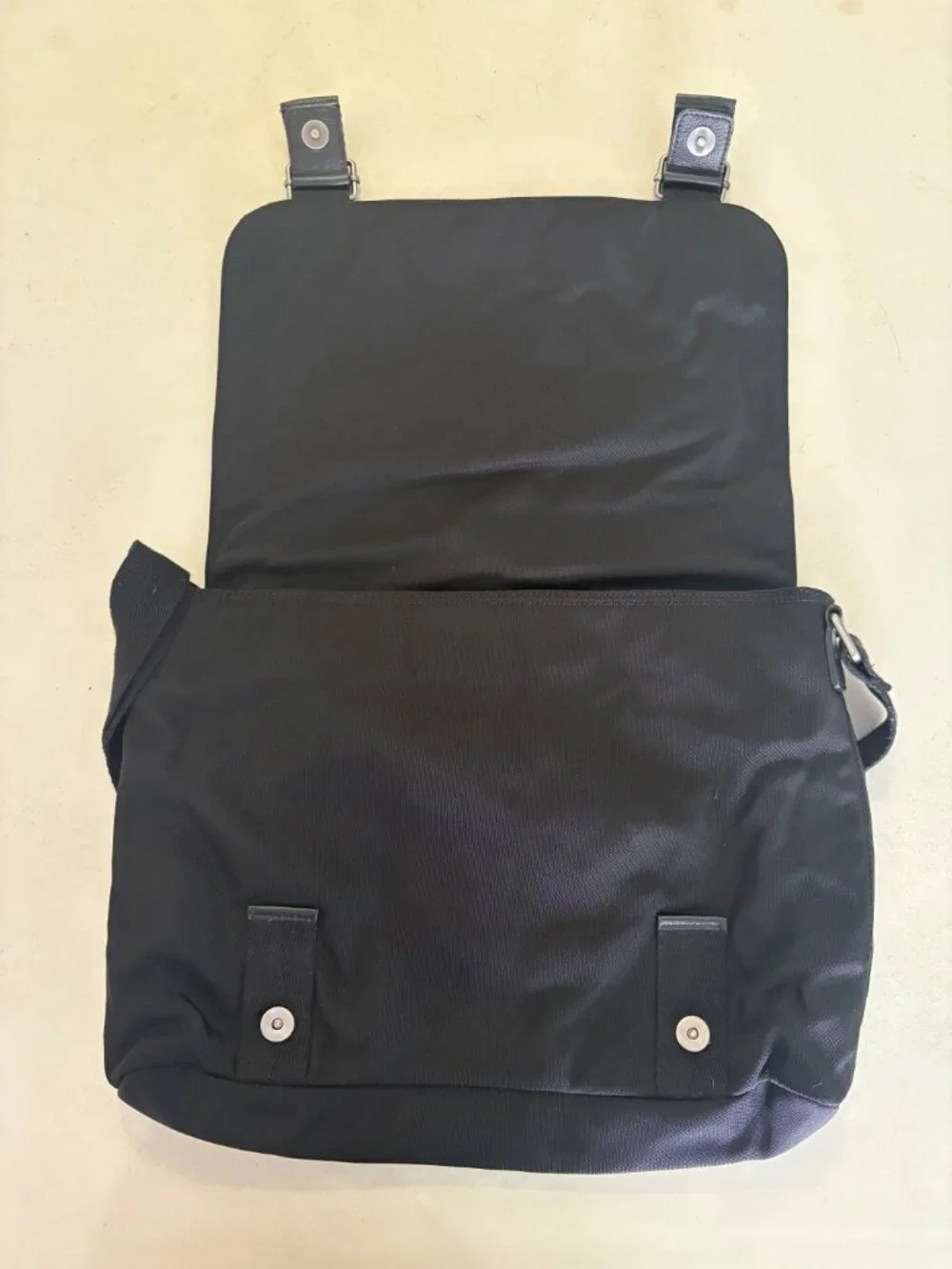 Banana Republic Messenger Bag Black Adjustable Strap NWT